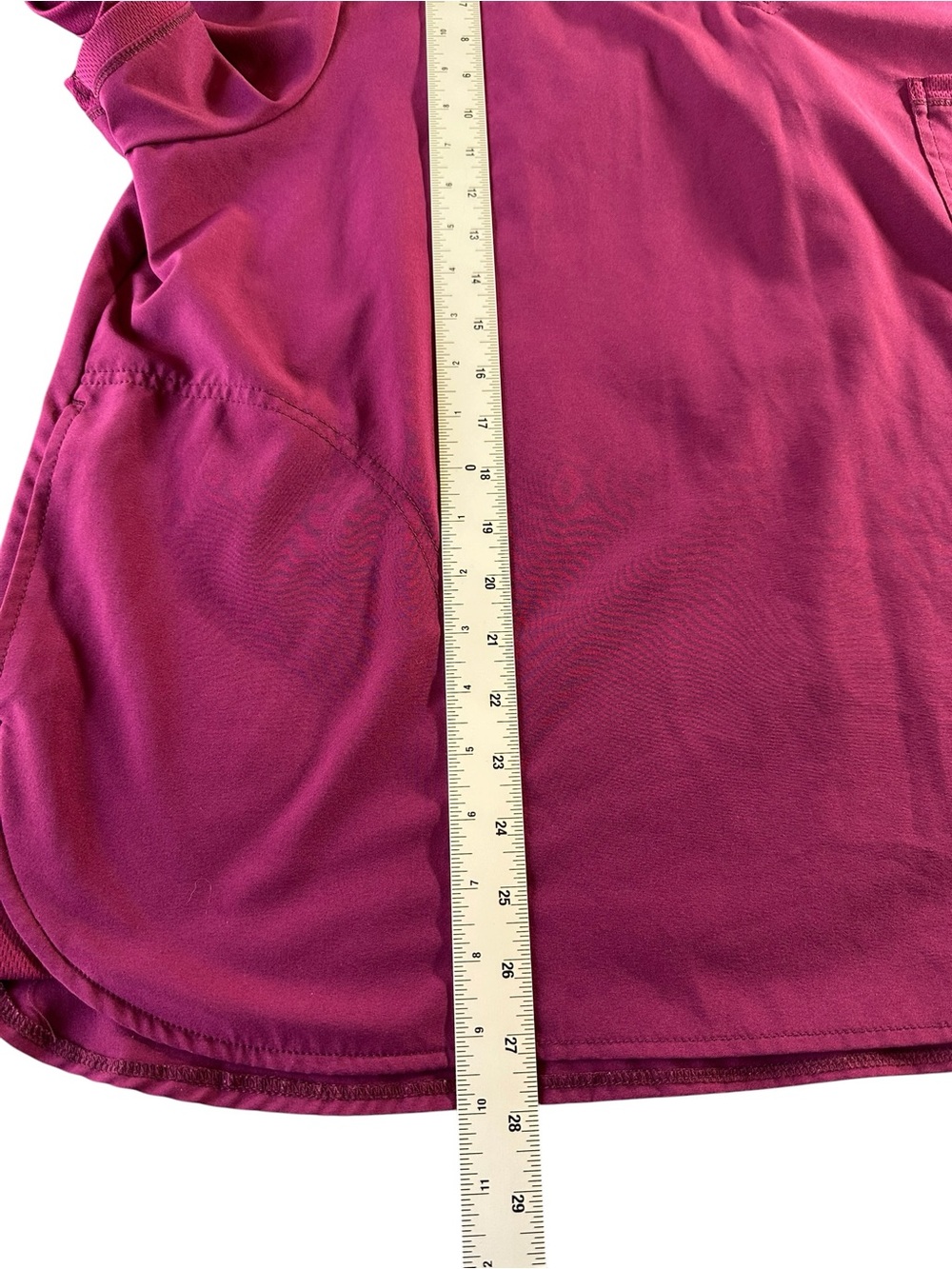 Scrubstar Women’s Collar V-Neck Wine Scrub Top 3XL - Picture 10 of 14